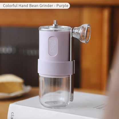 Bincoo Manual Coffee Grinder with Foldable Handle Mini Coffee Bean Grinder Home Portable for Office Outdoor