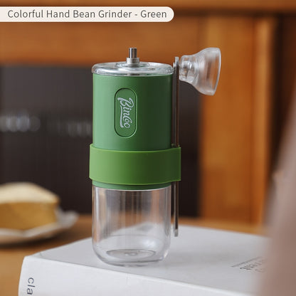 Bincoo Manual Coffee Grinder with Foldable Handle Mini Coffee Bean Grinder Home Portable for Office Outdoor