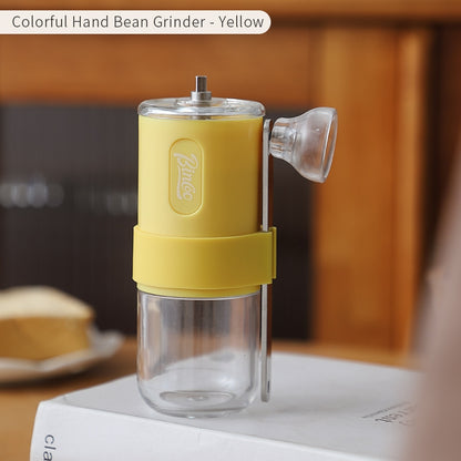 Bincoo Manual Coffee Grinder with Foldable Handle Mini Coffee Bean Grinder Home Portable for Office Outdoor