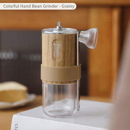Bincoo Manual Coffee Grinder with Foldable Handle Mini Coffee Bean Grinder Home Portable for Office Outdoor