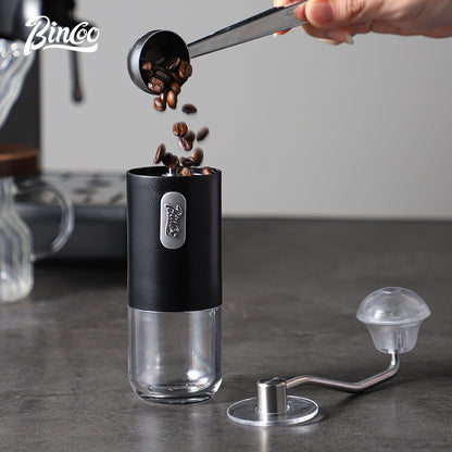 Bincoo Manual Grinder Coffee Bean Grinder with CNC 420 Core Household Small Hand Grinder Coffee Apparatus