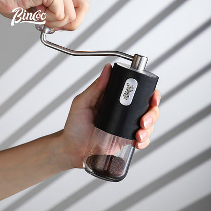 Bincoo Manual Grinder Coffee Bean Grinder with CNC 420 Core Household Small Hand Grinder Coffee Apparatus