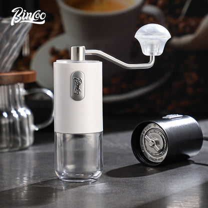 Bincoo Manual Grinder Coffee Bean Grinder with CNC 420 Core Household Small Hand Grinder Coffee Apparatus