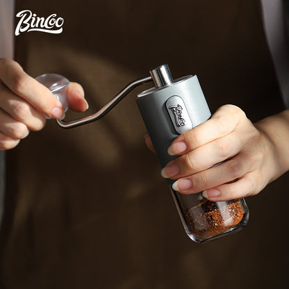 Bincoo Manual Grinder Coffee Bean Grinder with CNC 420 Core Household Small Hand Grinder Coffee Apparatus