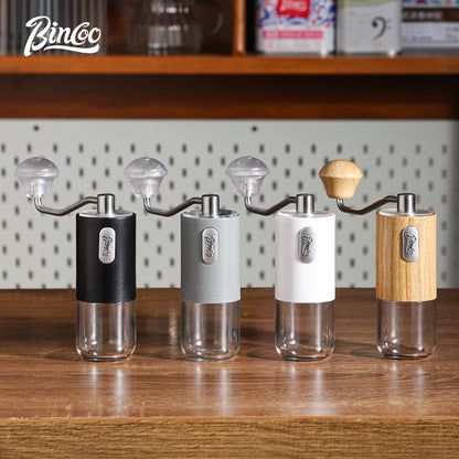 Bincoo Manual Grinder Coffee Bean Grinder with CNC 420 Core Household Small Hand Grinder Coffee Apparatus