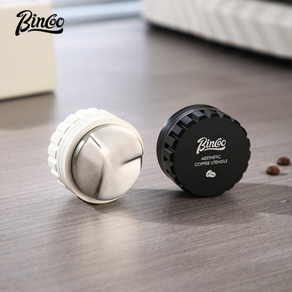 BINCOO 51/58MM Coffee Distributor Three-blade Cloth Powder Dispenser Threaded Elastic Powder Hammer Espresso Coffee Tools