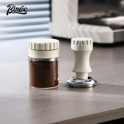 BINCOO 51/58MM Coffee Distributor Three-blade Cloth Powder Dispenser Threaded Elastic Powder Hammer Espresso Coffee Tools