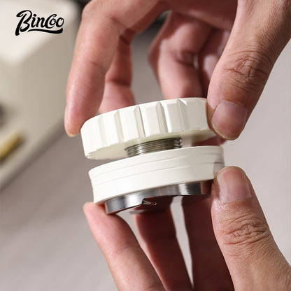 BINCOO 51/58MM Coffee Distributor Three-blade Cloth Powder Dispenser Threaded Elastic Powder Hammer Espresso Coffee Tools