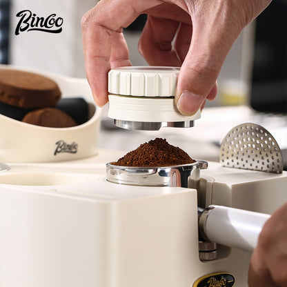 BINCOO 51/58MM Coffee Distributor Three-blade Cloth Powder Dispenser Threaded Elastic Powder Hammer Espresso Coffee Tools