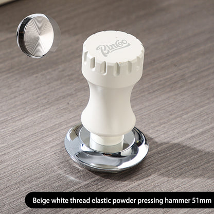 BINCOO 51/58MM Coffee Distributor Three-blade Cloth Powder Dispenser Threaded Elastic Powder Hammer Espresso Coffee Tools