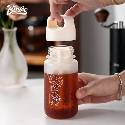 BINCOO 300ML Coffee Cold Brew Mug Can be Stored in the Refrigerator Portable and Lightweight for Office and Outdoor