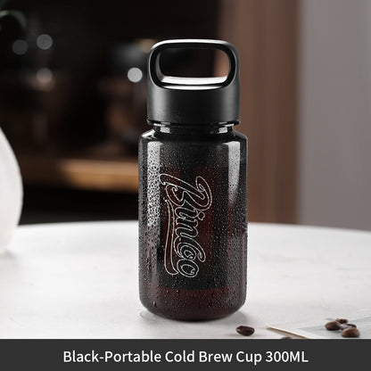BINCOO 300ML Coffee Cold Brew Mug Can be Stored in the Refrigerator Portable and Lightweight for Office and Outdoor