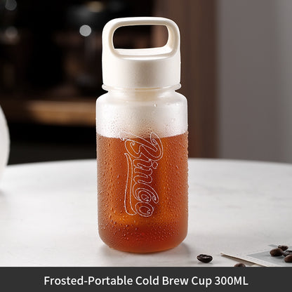 BINCOO 300ML Coffee Cold Brew Mug Can be Stored in the Refrigerator Portable and Lightweight for Office and Outdoor