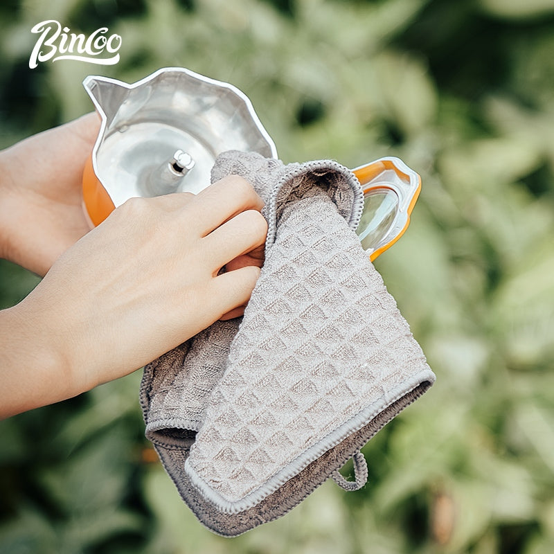 Bincoo Coffee Bar Towel Waffle Towel Set Barista's Special Cloth Absorbent Coffee Cleaning Tools