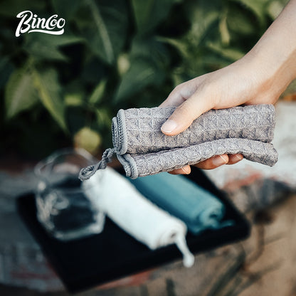 Bincoo Coffee Bar Towel Waffle Towel Set Barista's Special Cloth Absorbent Coffee Cleaning Tools