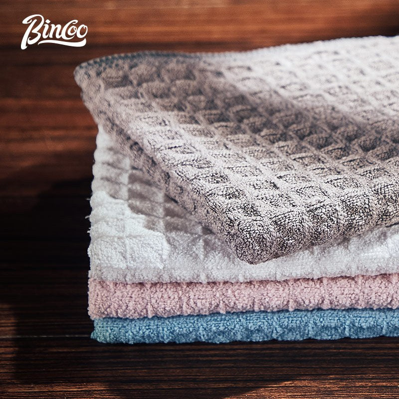 Bincoo Coffee Bar Towel Waffle Towel Set Barista's Special Cloth Absorbent Coffee Cleaning Tools