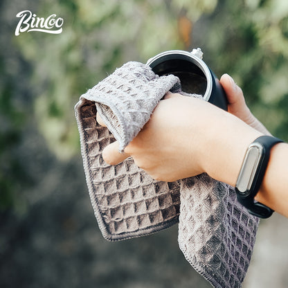 Bincoo Coffee Bar Towel Waffle Towel Set Barista's Special Cloth Absorbent Coffee Cleaning Tools