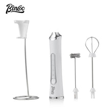 BINCOO Electric Milk Frother Coffee Latte Art Vat Automatic Milk Beater Handheld Compact Stirring Stick