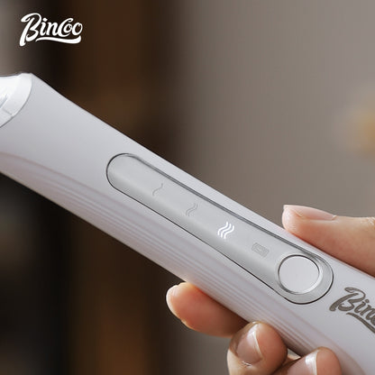 BINCOO Electric Milk Frother Coffee Latte Art Vat Automatic Milk Beater Handheld Compact Stirring Stick