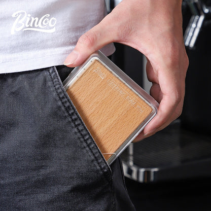 BINCOO Coffee Electronic Scale Espresso Hand Brewed Coffee Beans Weigher Special Mini Intelligent Scale Automatic Timing Weighing Portable