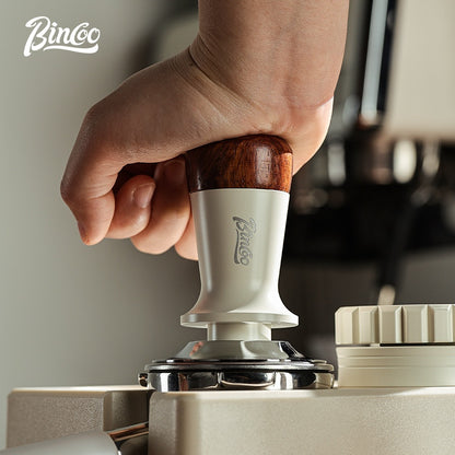 BINCOO Coffee Tamping Hammer Base Set Powder Spreader Tamper Set Coffee Machine Handle Filling Storage Rack Italian Coffee Utensils 51/58MM