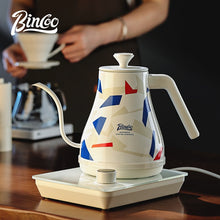 BINCOO Intelligent Temperature Control Electric Kettle Thermostatic Electric Pot Stainless Steel Hand-flush Electric Kettle for Household and Office 1L