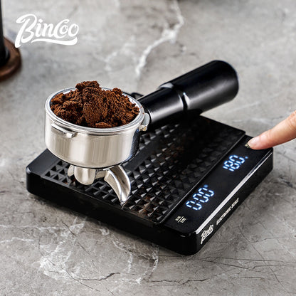 BINCOO Italian Coffee Electronic Scale Coffee Bean Weighing Scale Hand Brewing Timing Coffee Scale Special Utensils