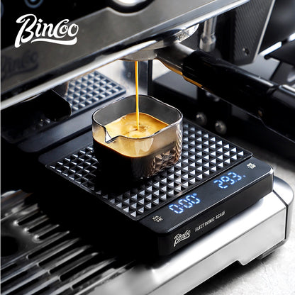 BINCOO Italian Coffee Electronic Scale Coffee Bean Weighing Scale Hand Brewing Timing Coffee Scale Special Utensils