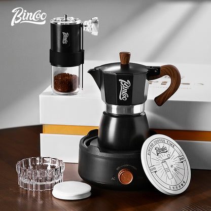 BINCOO Espresso Mocha Pot Gift Set Small Home Coffee Maker Set Birthday Holiday Gift Best