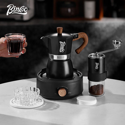 BINCOO Espresso Mocha Pot Gift Set Small Home Coffee Maker Set Birthday Holiday Gift Best
