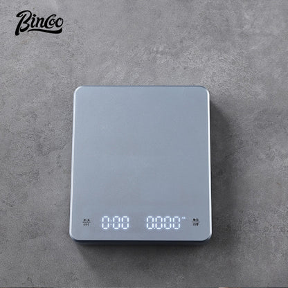 BINCOO Hand Brewed Coffee Electronic Scale Automatic Timing Smart Charging Professional Coffee Home Small Roasting Weighing