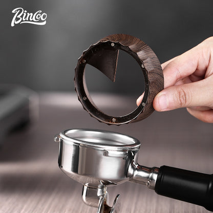 BINCOO Coffee Handle Powder Dispenser Magnetic Espresso Coffee Powder Receiving Ring Coffee Utensils 51/58MM