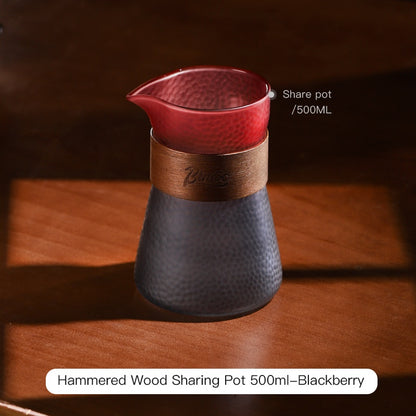 BINCOO Coffee Hand Brewer Filter Cup Set Coffee Sharing Pot Glass Filter Drip Coffee Utensils 500ML