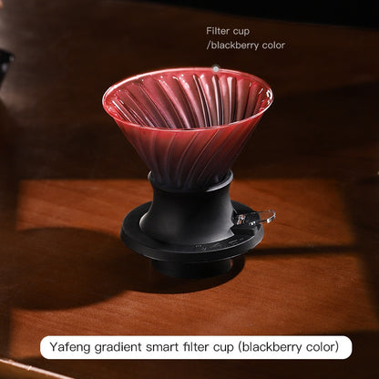 BINCOO Coffee Hand Brewer Filter Cup Set Coffee Sharing Pot Glass Filter Drip Coffee Utensils 500ML