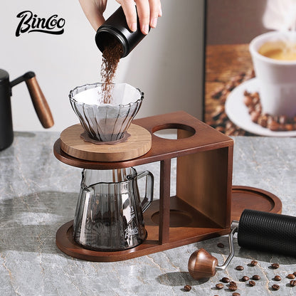 BINCOO Hand Brew Coffee Pot Set Hand Coffee Grinder Coffee Hand Brew Holder Coffee Utensils