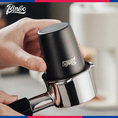 BINCOO Stainless Steel Coffee Catchers Hand Brewing Coffee Handle Pour Over Powder Dispenser 51MM/58MM