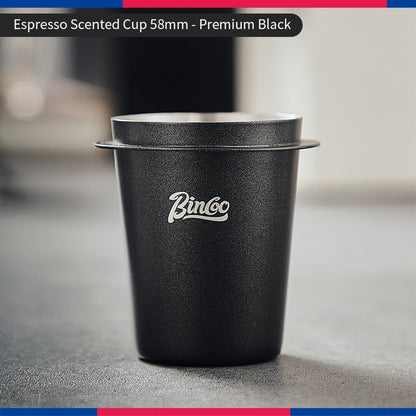 BINCOO Stainless Steel Coffee Catchers Hand Brewing Coffee Handle Pour Over Powder Dispenser 51MM/58MM