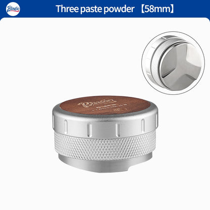 【Exhibition】Vietnam Expo Presale - Pick Up On-Site BINCOO Coffee Tamper Coffee Machine Italian Elastic Tamper Powder Distributor Set Stainless Steel 51MM/58MM（副本）