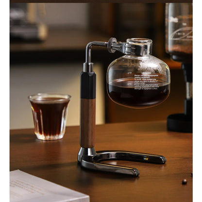 BINCOO Siphon Coffee Pot Home Manual Coffee Maker Coffee Appliances for Home and Office 3 Cups/5 Cups