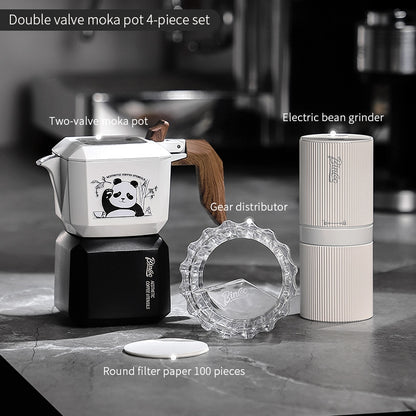 BINCOO Coffee Electric Grinder Steel Core Coffee Bean Grinder Home Small Portable for Office Outdoor and Travel