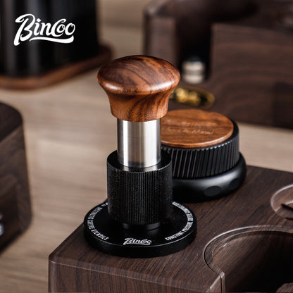 BINCOO Impact Powder Hammer Set Constant Force 30-pound Tamper Coffee Cloth Powder Dispenser Three-piece Set Italian Coffee Appliance 51MM/58MM
