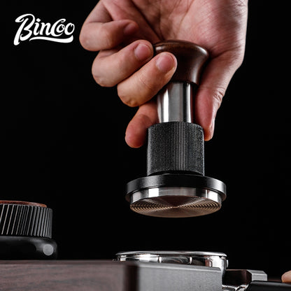 BINCOO Impact Powder Hammer Set Constant Force 30-pound Tamper Coffee Cloth Powder Dispenser Three-piece Set Italian Coffee Appliance 51MM/58MM
