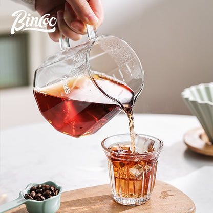 BINCOO Hand Brew Coffee Pot Set Filter Coffee Apparatus Sharing Pot Home Small Hand Grinder Coffee Maker Set