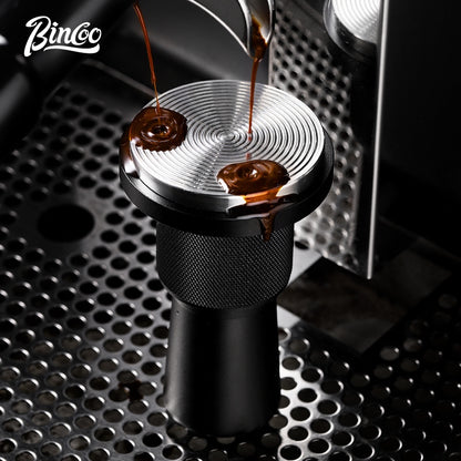 BINCOO  30 lbs Pressure Powder Hammer Espresso Machine Handle Storage Base Cloth Powder Dispenser Set Coffee Utensils 51MM/58MM