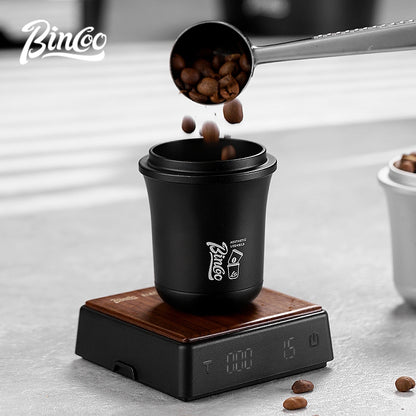BINCOO Coffee Machine Powder Receiving Cup Coffee Weighing Bean Cup Anti-flying Powder Device 51MM/58MM