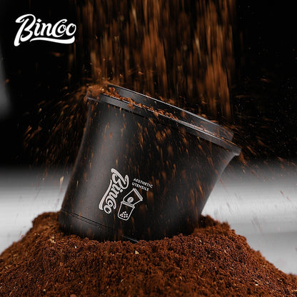 BINCOO Coffee Machine Powder Receiving Cup Coffee Weighing Bean Cup Anti-flying Powder Device 51MM/58MM