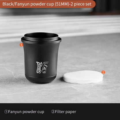 BINCOO Coffee Machine Powder Receiving Cup Coffee Weighing Bean Cup Anti-flying Powder Device 51MM/58MM