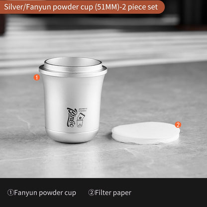 BINCOO Coffee Machine Powder Receiving Cup Coffee Weighing Bean Cup Anti-flying Powder Device 51MM/58MM