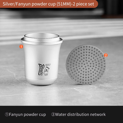 BINCOO Coffee Machine Powder Receiving Cup Coffee Weighing Bean Cup Anti-flying Powder Device 51MM/58MM