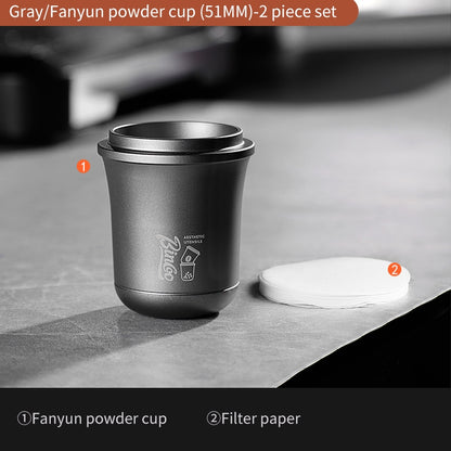 BINCOO Coffee Machine Powder Receiving Cup Coffee Weighing Bean Cup Anti-flying Powder Device 51MM/58MM